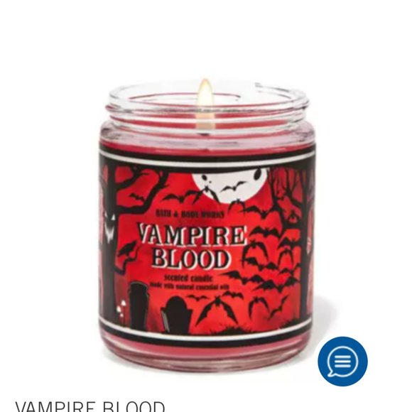 Set of 2 Bath & Body Works Single Wick Vampire Blood Candle 7oz New - Picture 2 of 2